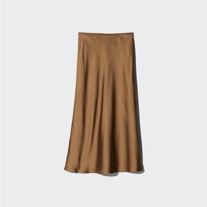 Tan Women's Midi Skirt